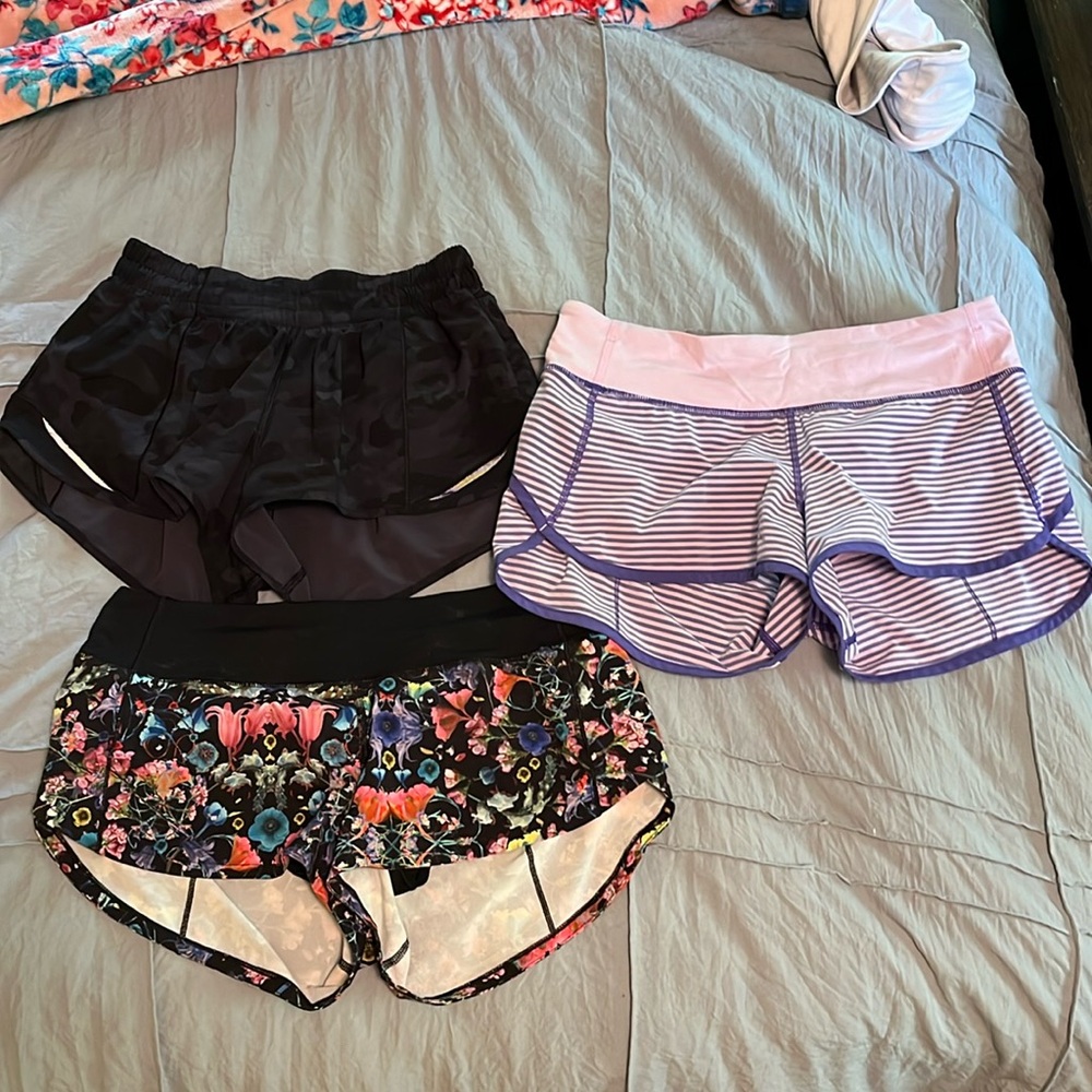 Bundle of 3 pairs lululemon shorts